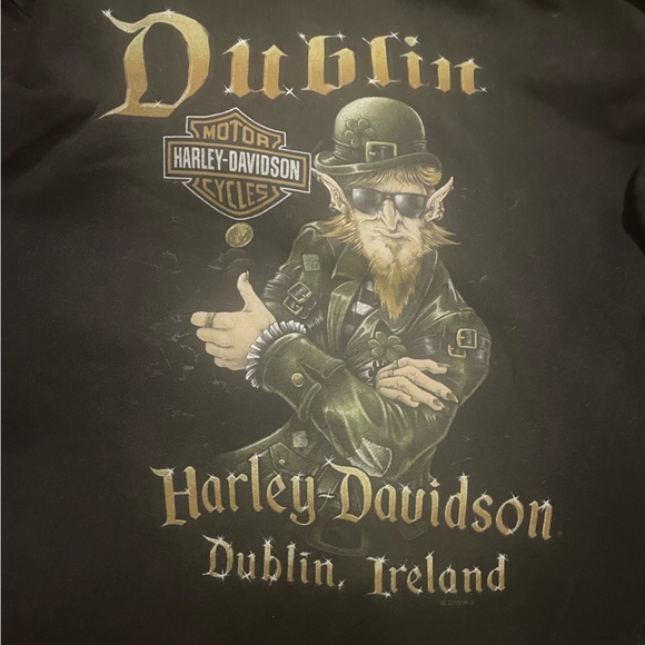 Harley-Davidson Black Hoodie Dublin Ireland - Picture 3 of 3
